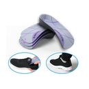 Palmilha Anatômica EVA Memory Foam Meia Sola com Amortecimento