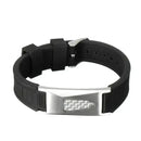 Pulseira Base Titânio de Energia Magnética Alivio de Dores Bio Silicone 7 em 1 - Ortolev Shop