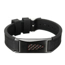 Pulseira Base Titânio de Energia Magnética Alivio de Dores Bio Silicone 7 em 1 - Ortolev Shop