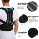 Colete Postura e Suporte Ajustável Com Barras Flexíveis